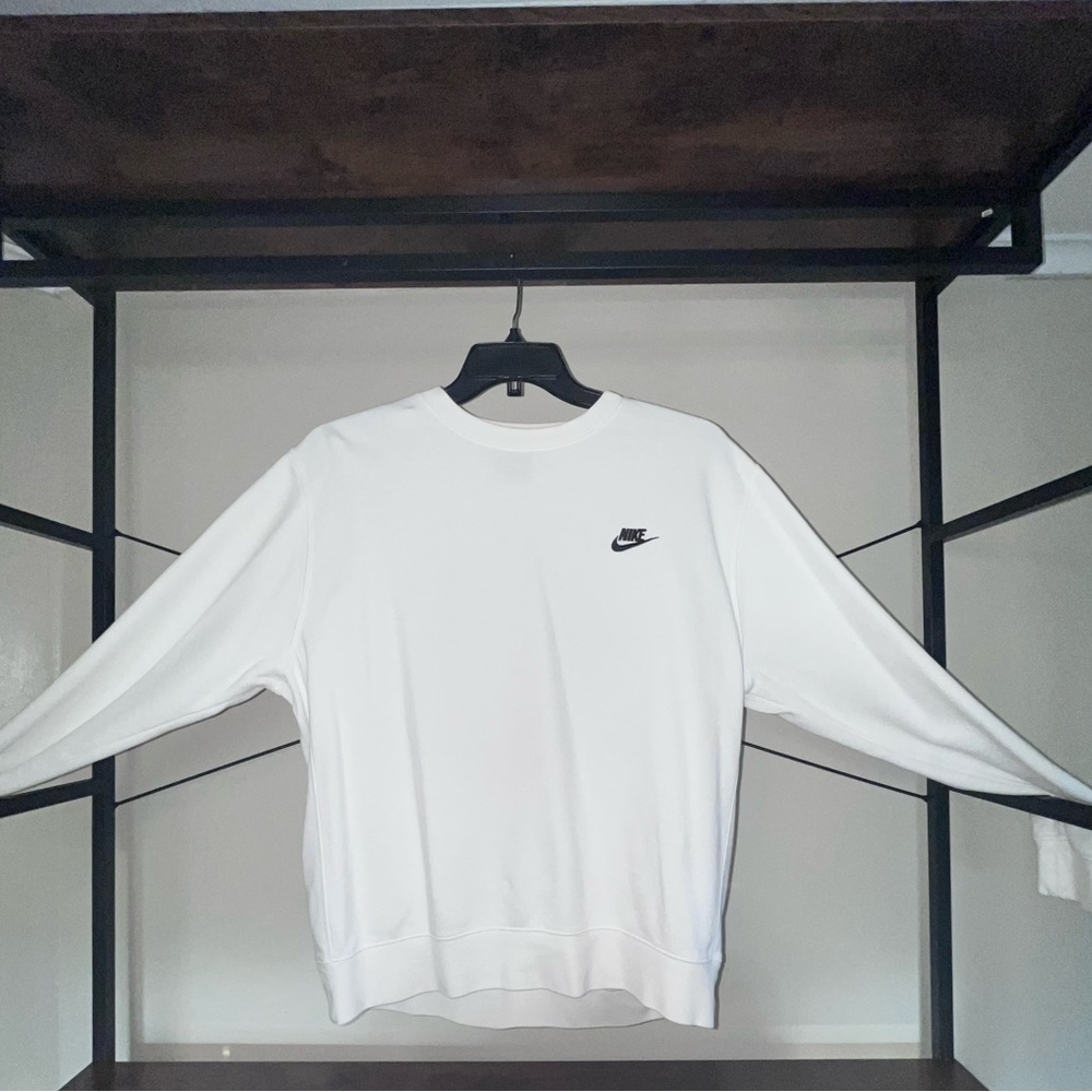 White Nike crewneck